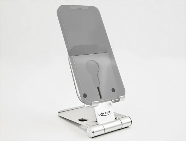 Mbajtëse celulari DeLOCK MagSafe, e rregullueshme, e palosshme, alumin