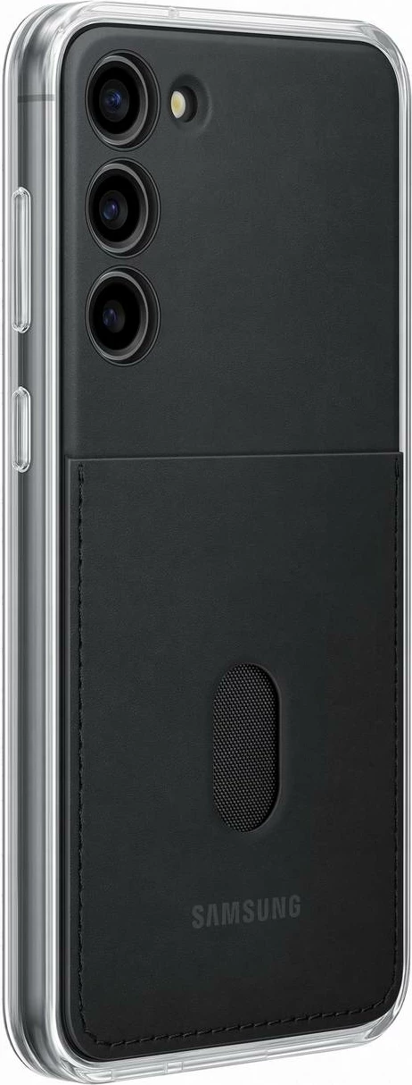 Mbështjellës Samsung Frame Cover për Samsung Galaxy S23+, EF-MS916CBEGWW, me xhep për kartelë, i zi