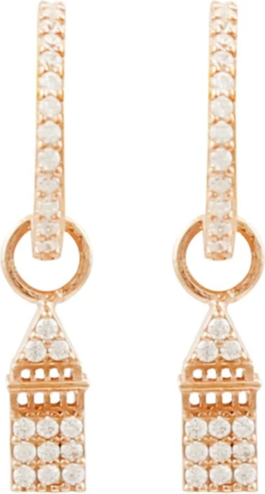 Vathë argjendi ngjyrë rozë gold, Jumeon, 10142EYFL