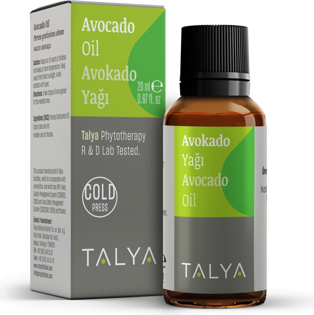 Avocado Oil 20 ml (Cold Pressed)