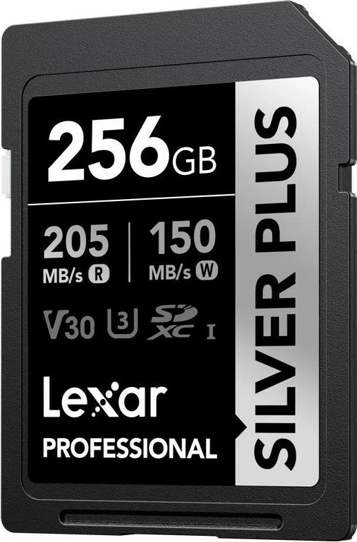 Kartelë Lexar Professional SILVER Plus 256GB SDXC, UHS-I U3 A2 4K V30