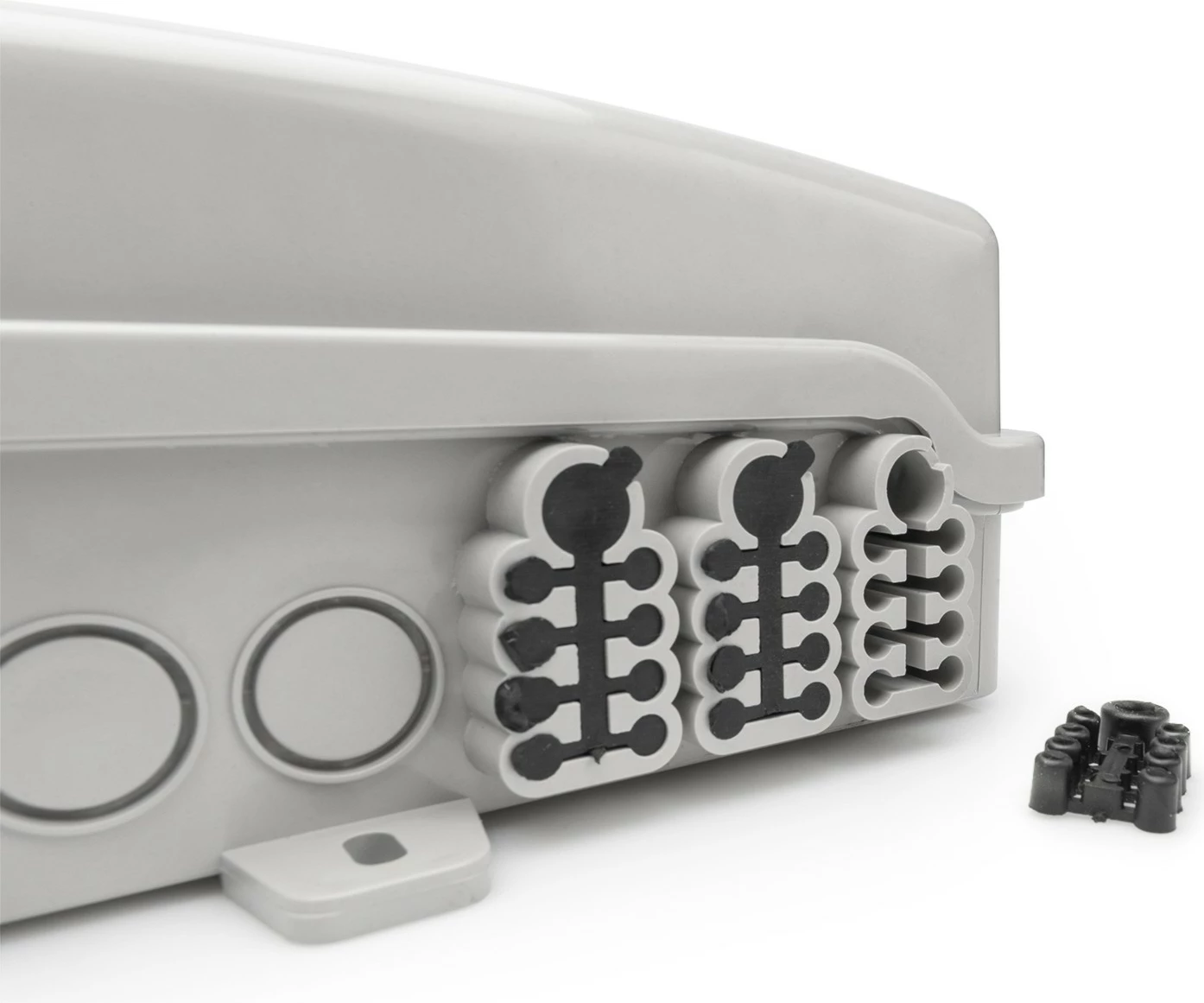 Kutia shpërndarëse FTTH Digitus, 24 porta LC/SC, për jashtë, gri