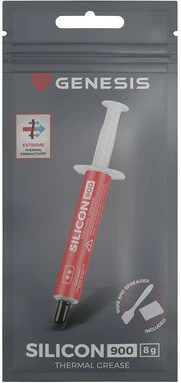Pastë termale Natec GENESIS Silicon 900, 8g, për kompjuterë dhe konzola, E kuqe
