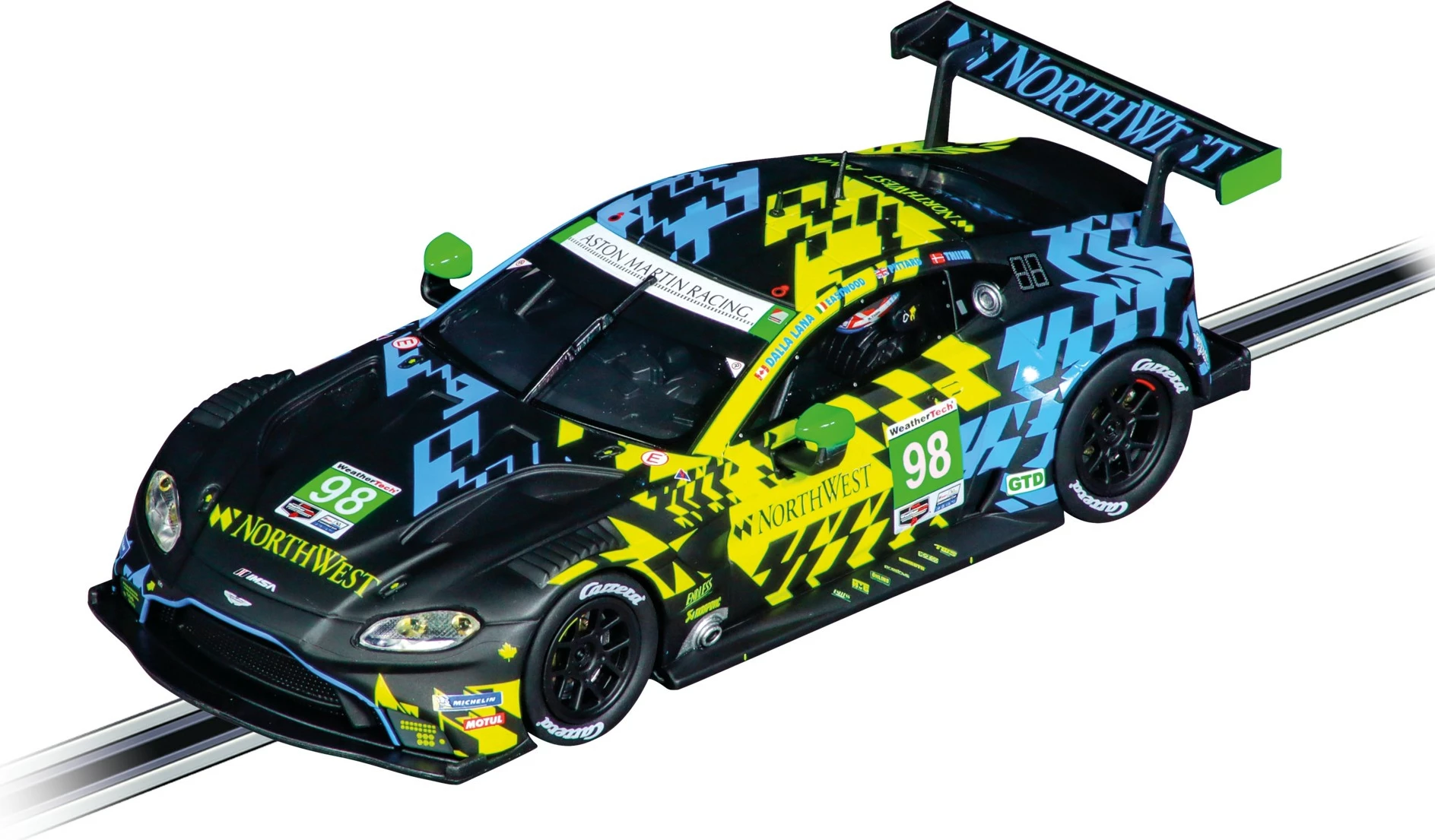 Makine lodër Carrera Aston Martin Vantage GT3 Digital 132, Northwest No.98, shumëngjyrëshe