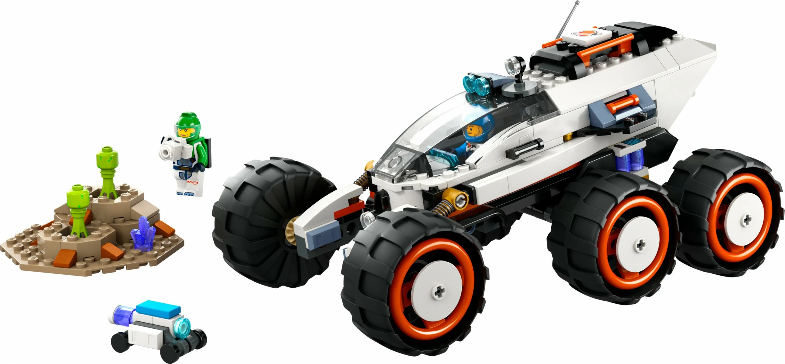 Set ndërtimi LEGO City 60431, rover hapësinor, 311 pjesë, shumëngjyrësh