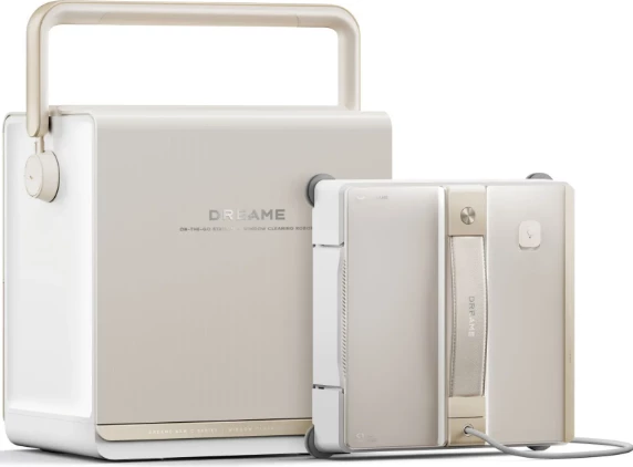 Robot pastrues dritaresh Dreame C1 Station 5500Pa, stacion me bateri 7800mAh, i bardhë