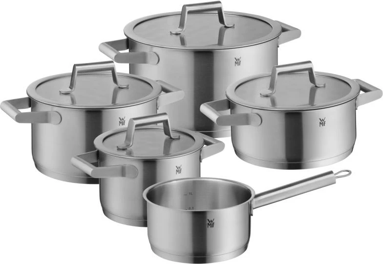 Tenxhere gatimi, WMF, Comfort Line 07 3255 6040 (WMF3255), argjendtë, set 5 copë