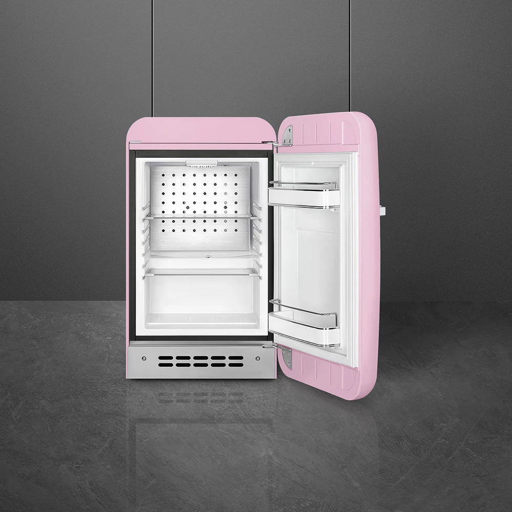 Frigorifer mini SMEG FAB5RPK5, 34 L, rozë