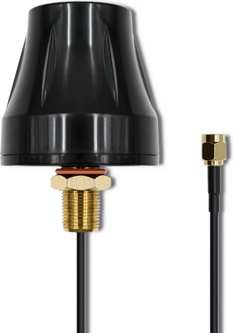Antenë 4G LTE Qoltec 57037, dyfishe, 5dBi, SMA, e zezë, për jashtë