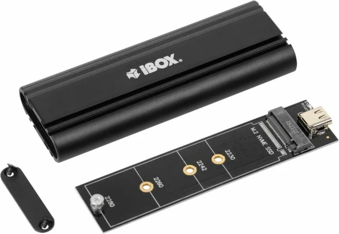 Kuti SSD NVMe iBox HD-07, e zezë
