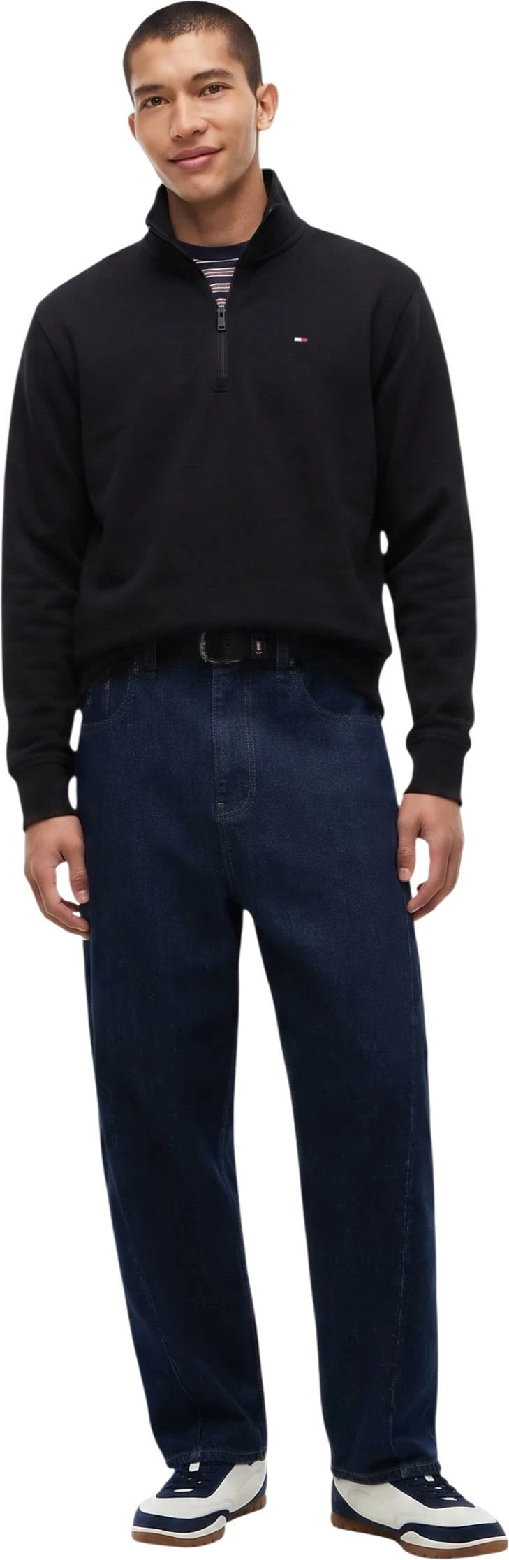 Duks për meshkuj Tommy Hilfiger Jeans DM0DM20339, i zi [Madhësia: S]