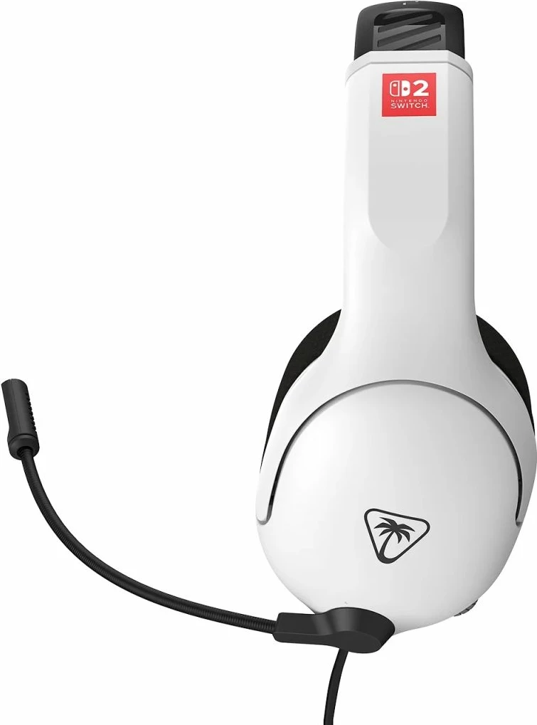 Kufje Turtle Beach Airlite Fit për Nintendo Switch, me kabllo 3.5 mm, over-ear, mikrofon flip-to-mute, Bardhë-Zi