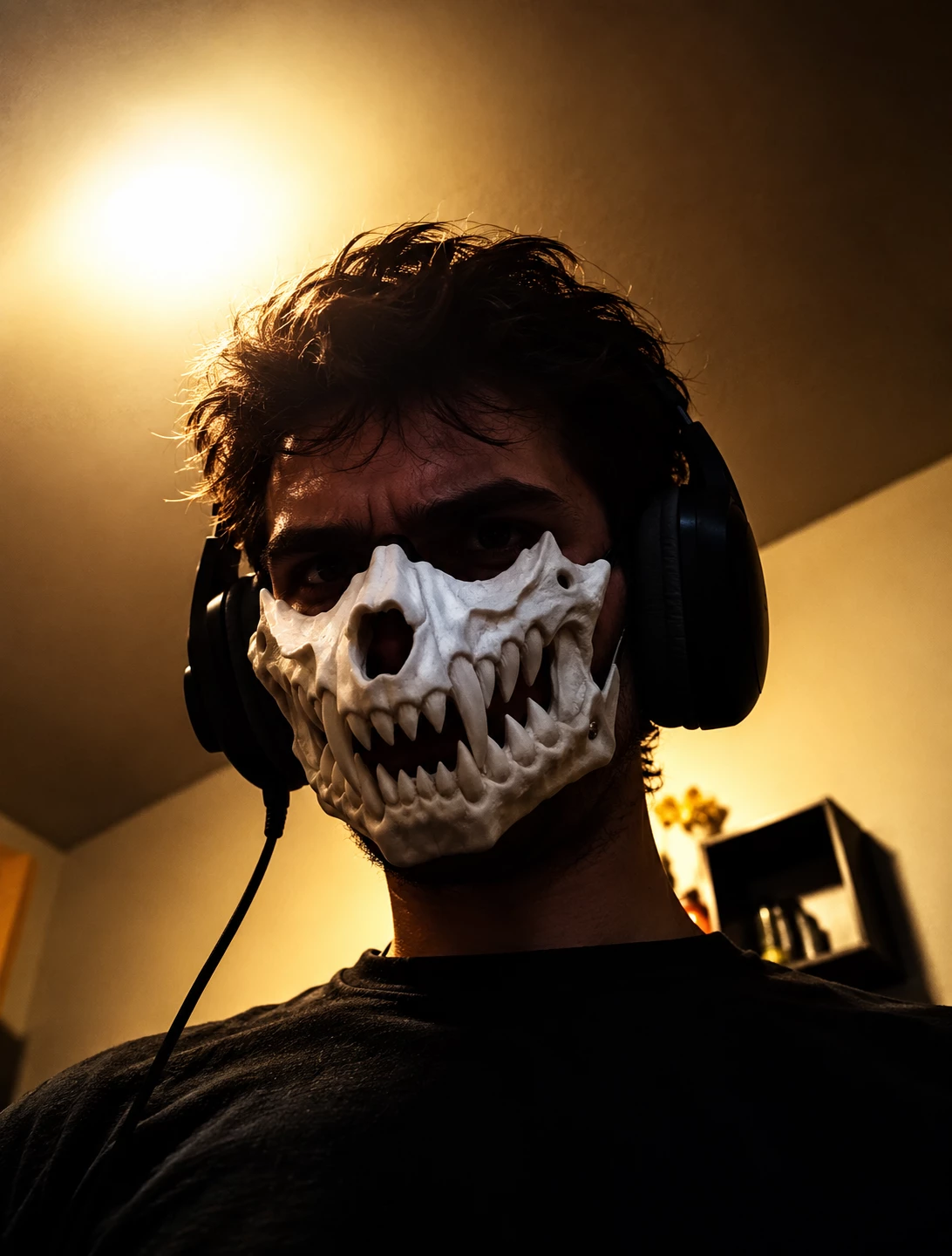Maskë 3D Halloween – Skull Jaw