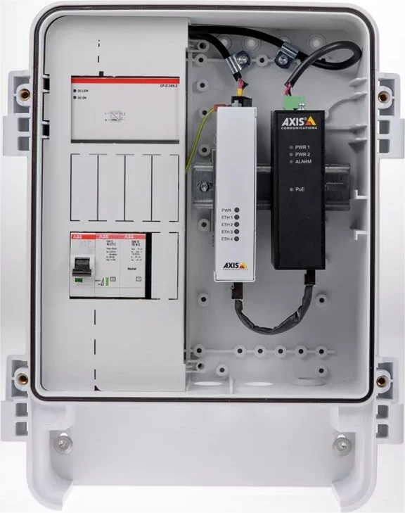 Midspan industrial Axis 01154-001, Gigabit Ethernet, 60 W, e zezë