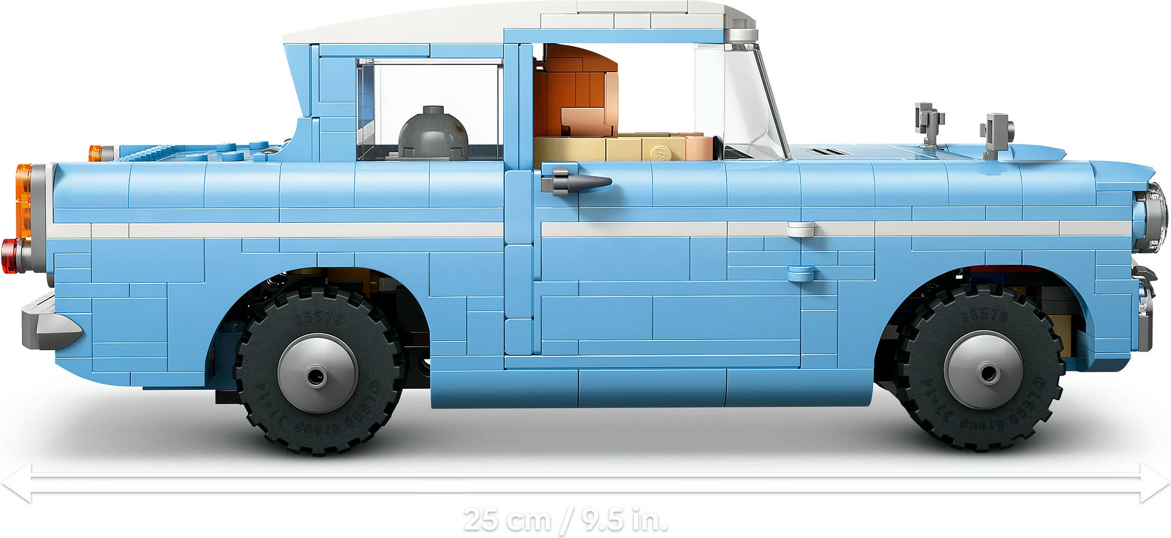 Set ndërtimi LEGO Harry Potter 76470, Enchanted Flying Ford Anglia, 868 copë, multikolor
