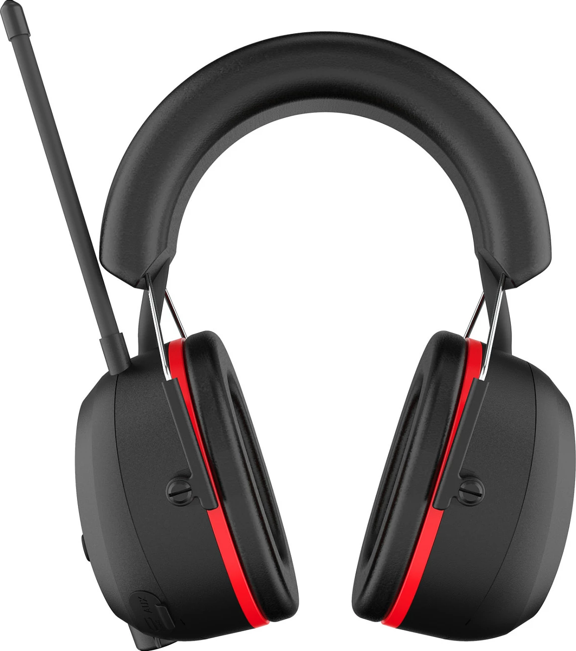 Kufje mbrojtëse PerfectPro H-40, Bluetooth, FM Radio, 40 orë bateri, IPX4, zi/kuqe