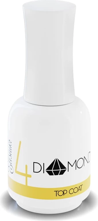 Top Coat për thonj Elisium Diamond Liquid Gloss për Titanium Manicure 4, 15ml