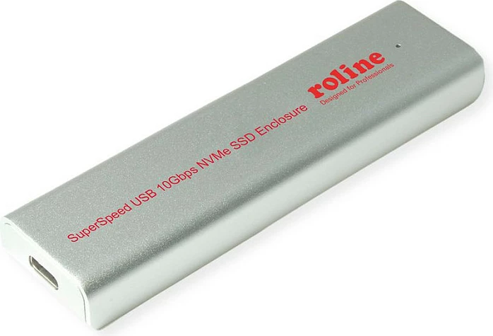 Kuti ekstern për SSD M.2 ROLINE 16.01.4148, USB-C 10 Gbit/s, Alumini, Silver