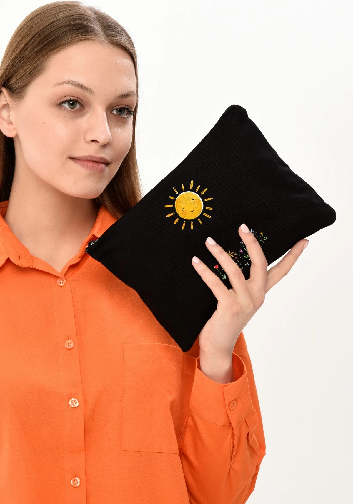 Qese për make-up, ngjyrë e zezë, Zoozie Bags, 25x18cm