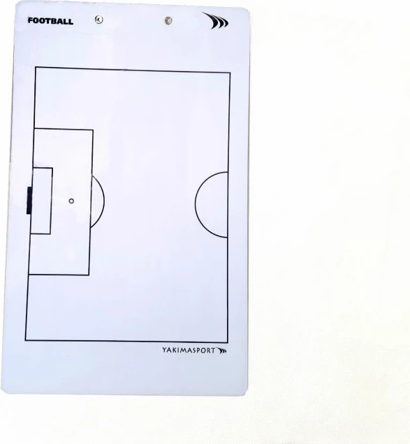 Tabelë taktike Yakimasport për futboll, e bardhë