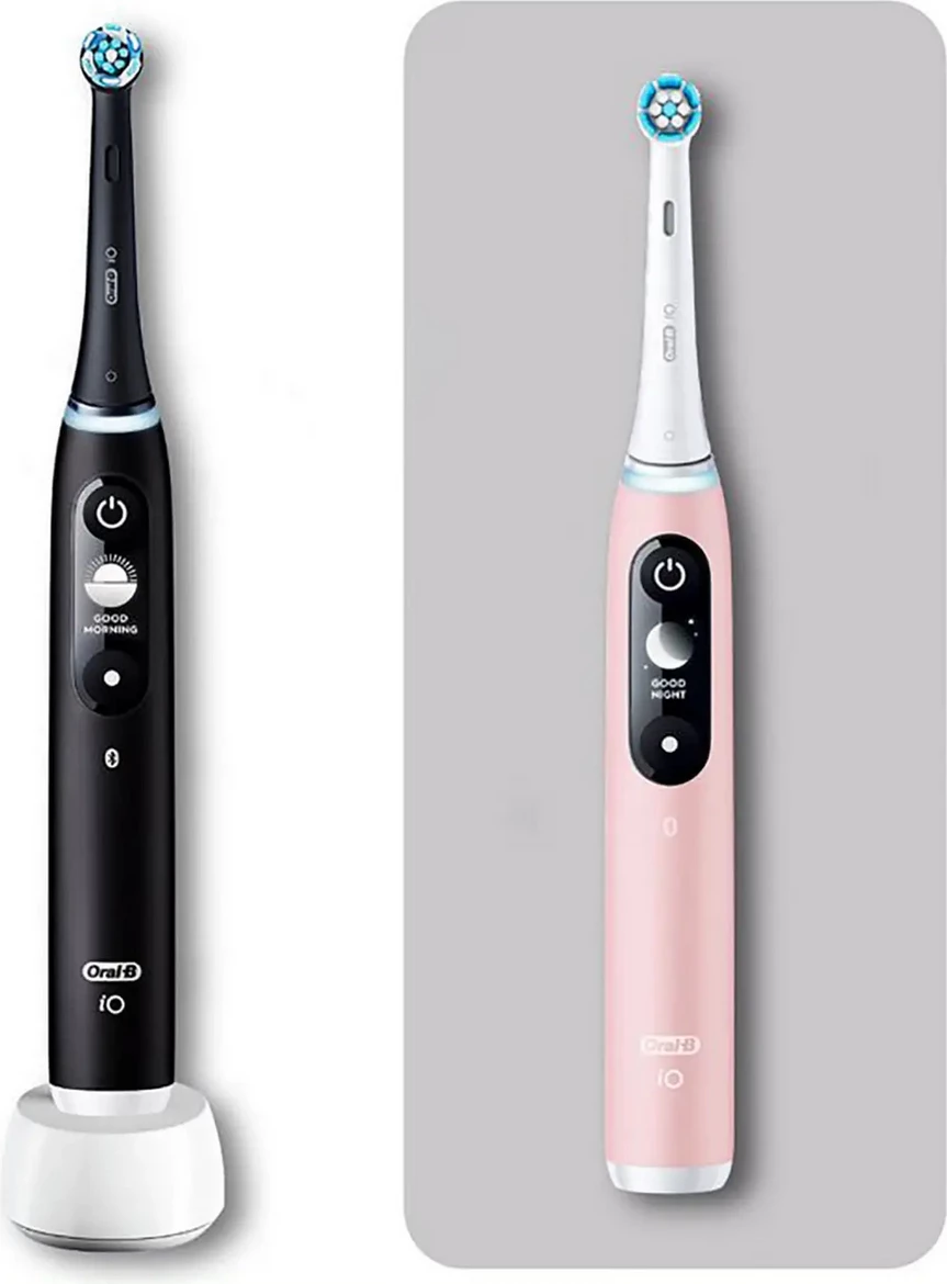 Furçë dhëmbësh elektrike Oral-B iO Series 6 448853 rozë dhe e zezë set dysh