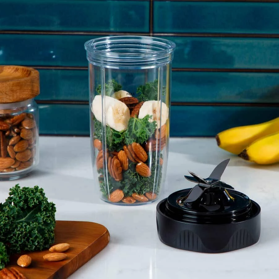 Blender personal Nutribullet Ultra 1200 NB1206DGCC 1200W, 900ml+700ml, 2 gota, 2 kapakë, gri