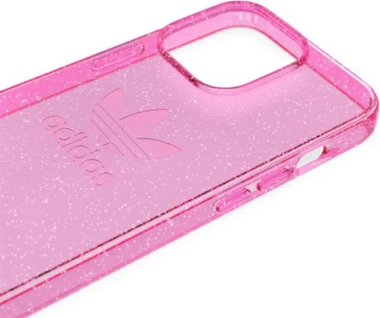 Mbështjellës Adidas OR për iPhone 13 Pro / 13 6.1", Glitter, rozë