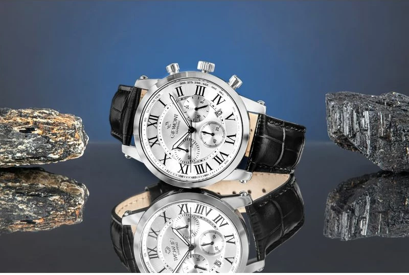 Orë dore për meshkuj Giewont GW6260-A1, argjend