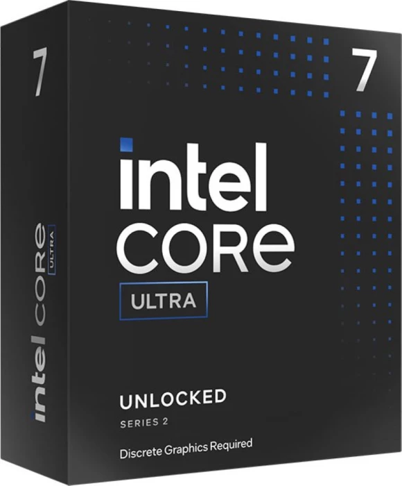 Procesor Intel Core Ultra 7 265KF, LGA1851, deri 5.5GHz Turbo, 20 bërthama/20 fije, 30MB cache, Unlocked (kërkon kartelë grafike)
