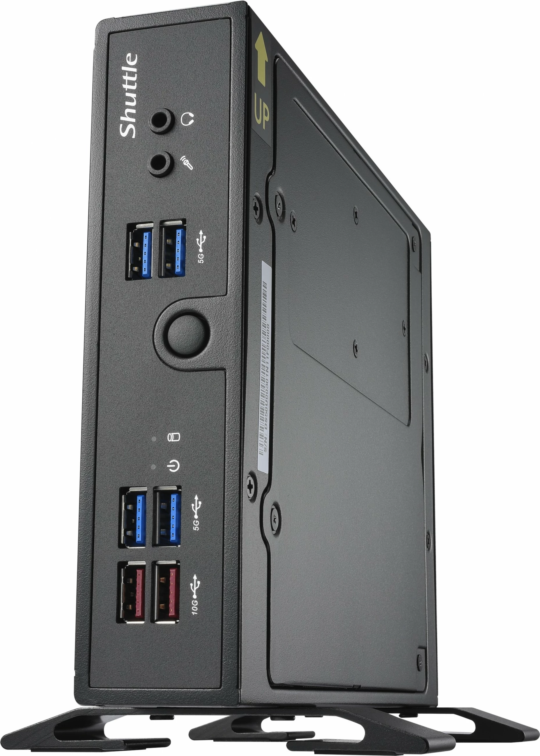 Kasë mini Shuttle XPC slim DS50U7, i7-1355U, 2x LAN, DDR5, fanless, e zezë