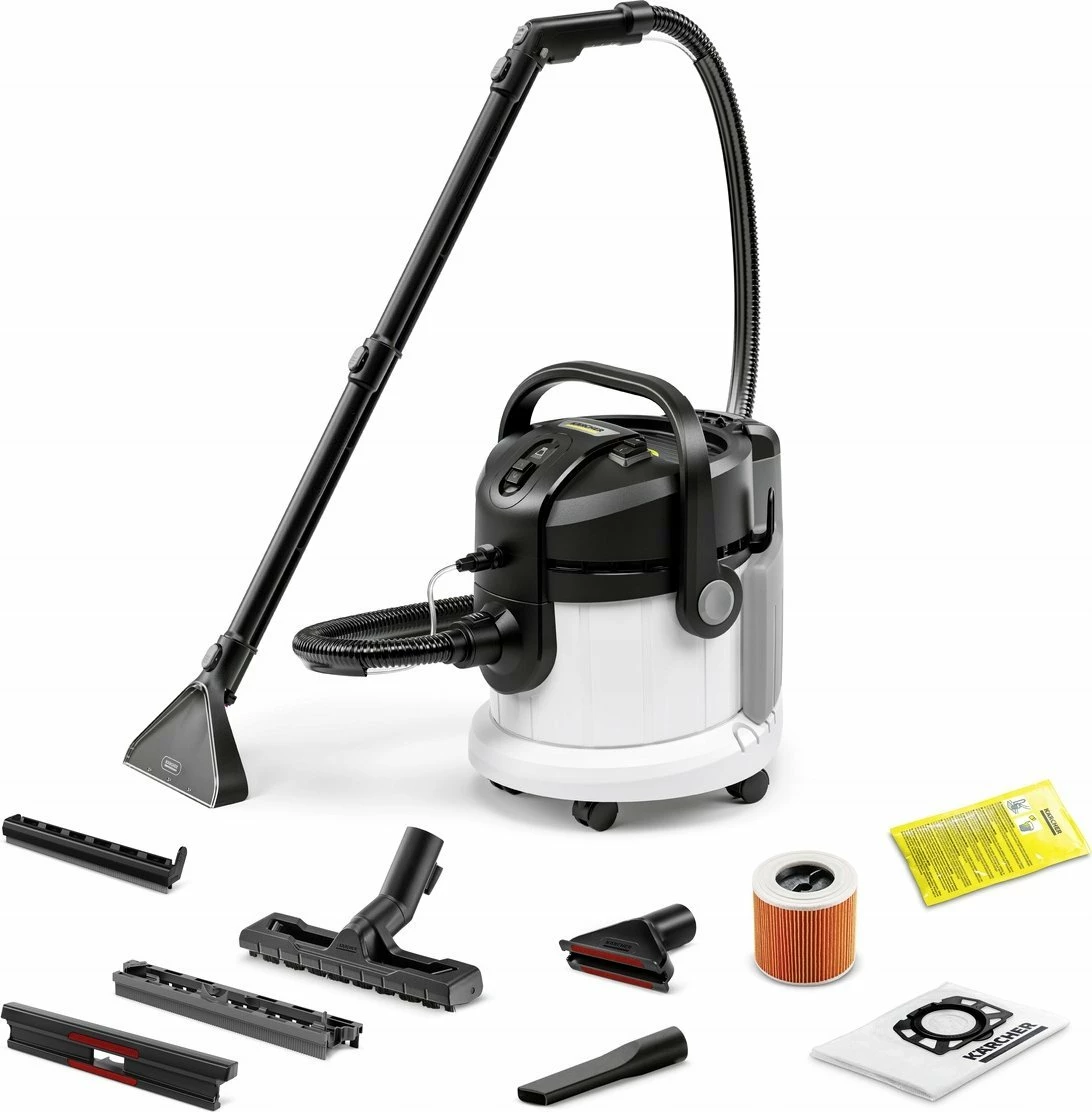 Fshesë me larje (wet & dry) Karcher SE 4 (1.081-150.0), 1000 W, depo 4 L, pa qese, e bardhë