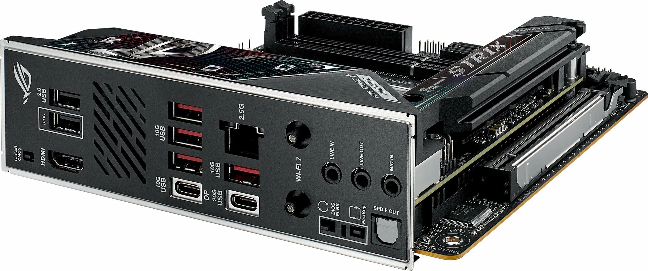 Pllakë amë Asus ROG STRIX B850-I GAMING WIFI Mini-ITX AM5 DDR5 Wi‑Fi 7