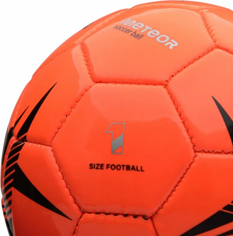 Top futbolli Meteor, portokalli [Madhësia: Standarde]