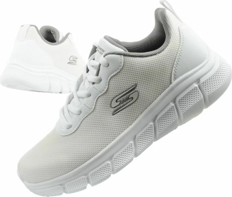 Atlete për meshkuj Skechers, të bardha [Madhësia: 44]