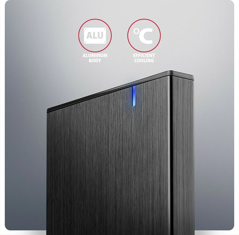 Kasë e jashtme AXAGON EE25-XA6C, 2.5", USB-C 3.2 Gen 1, Alumini, E zezë