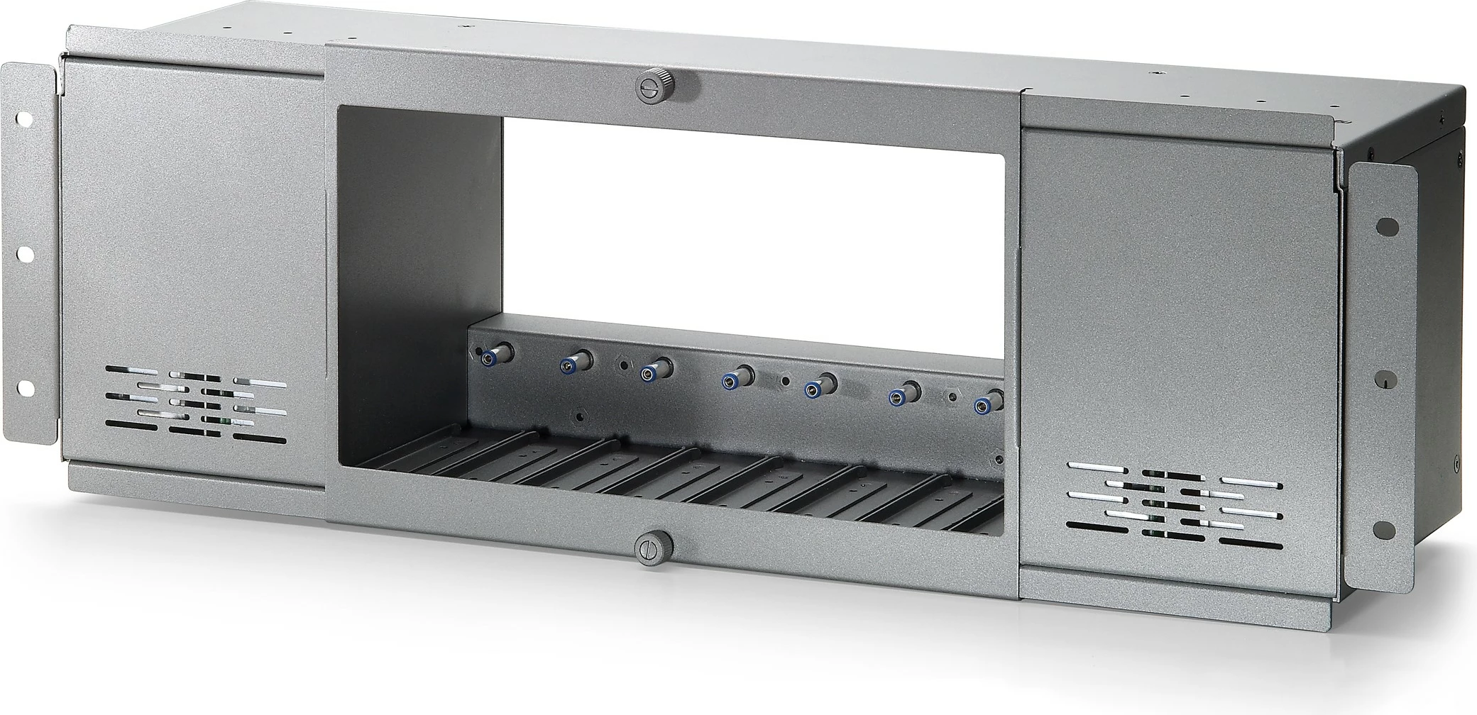 Kasë LevelOne POC-4001, 8-Slot, 100-240 V, alumin