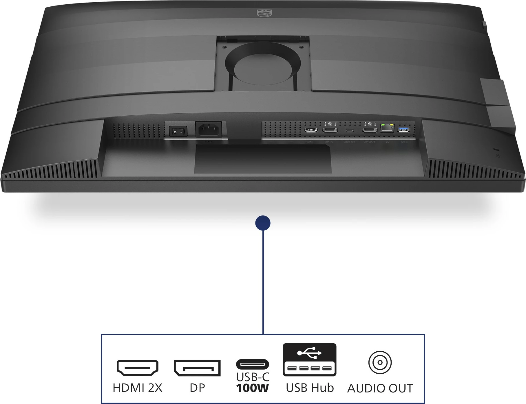 Monitor Philips 27B2U4601 27" Quad HD 120Hz USB-C zi