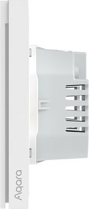 Switch muri smart Aqara H1, No Neutral, Single Rocker, ZigBee, HomeKit, i bardhë