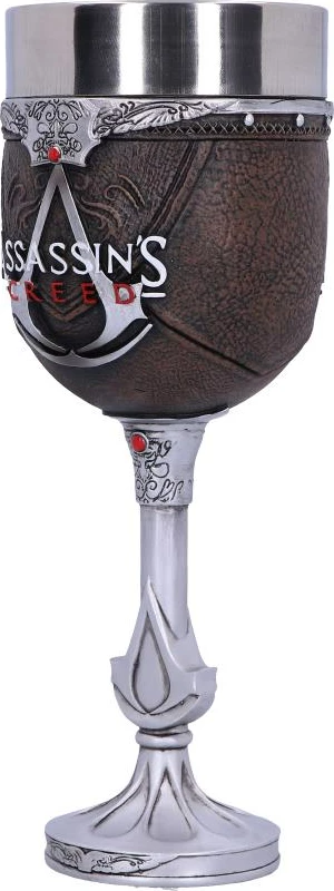 Kupë gobleti Nemesis Now Assassin’s Creed Goblet of the Brotherhood 20.5 cm, e zezë/argjendtë