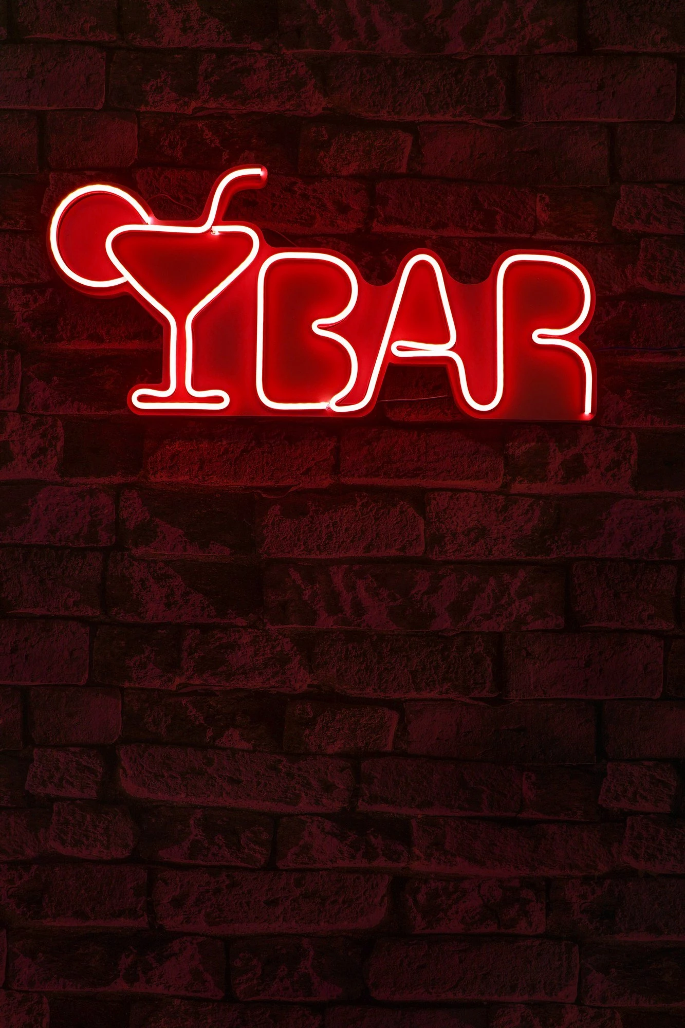 Dritë dekorative LED plastike, BAR, e kuqe