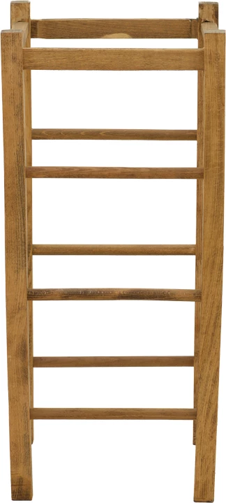 Karrige për bar pa mbështetëse Bodier dru arre 35x35x78cm