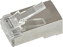Konektor RJ45 LogiLink Cat6 STP pass-through, 50 copë