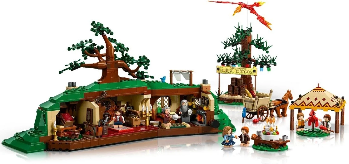 Set LEGO ICONS The Lord of the Rings: Shire 10354, për të rritur, shumëngjyrësh