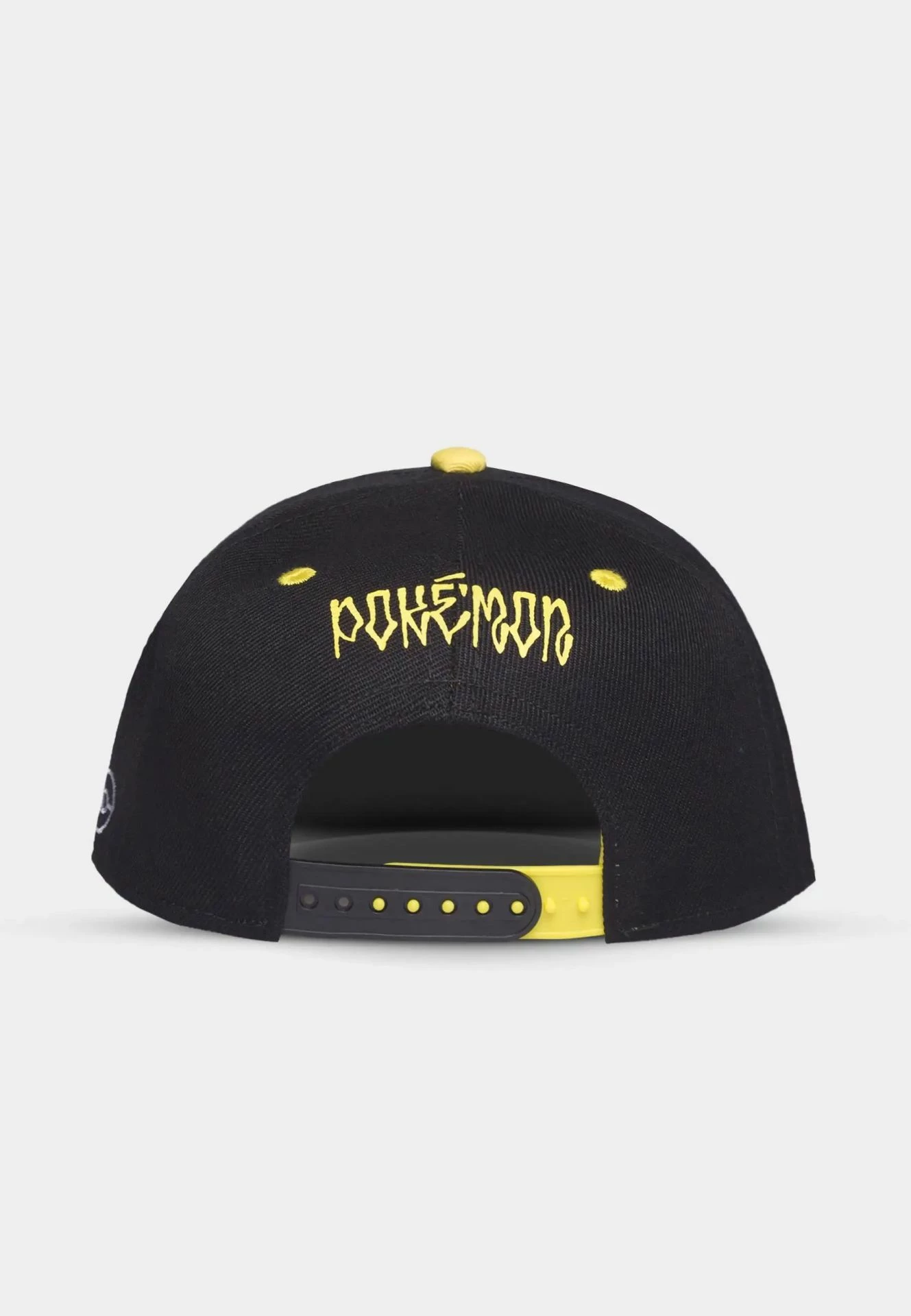 Kapelë snapback Difuzed Pokémon Angry Pika, pambuk twill, e zezë/verdhe