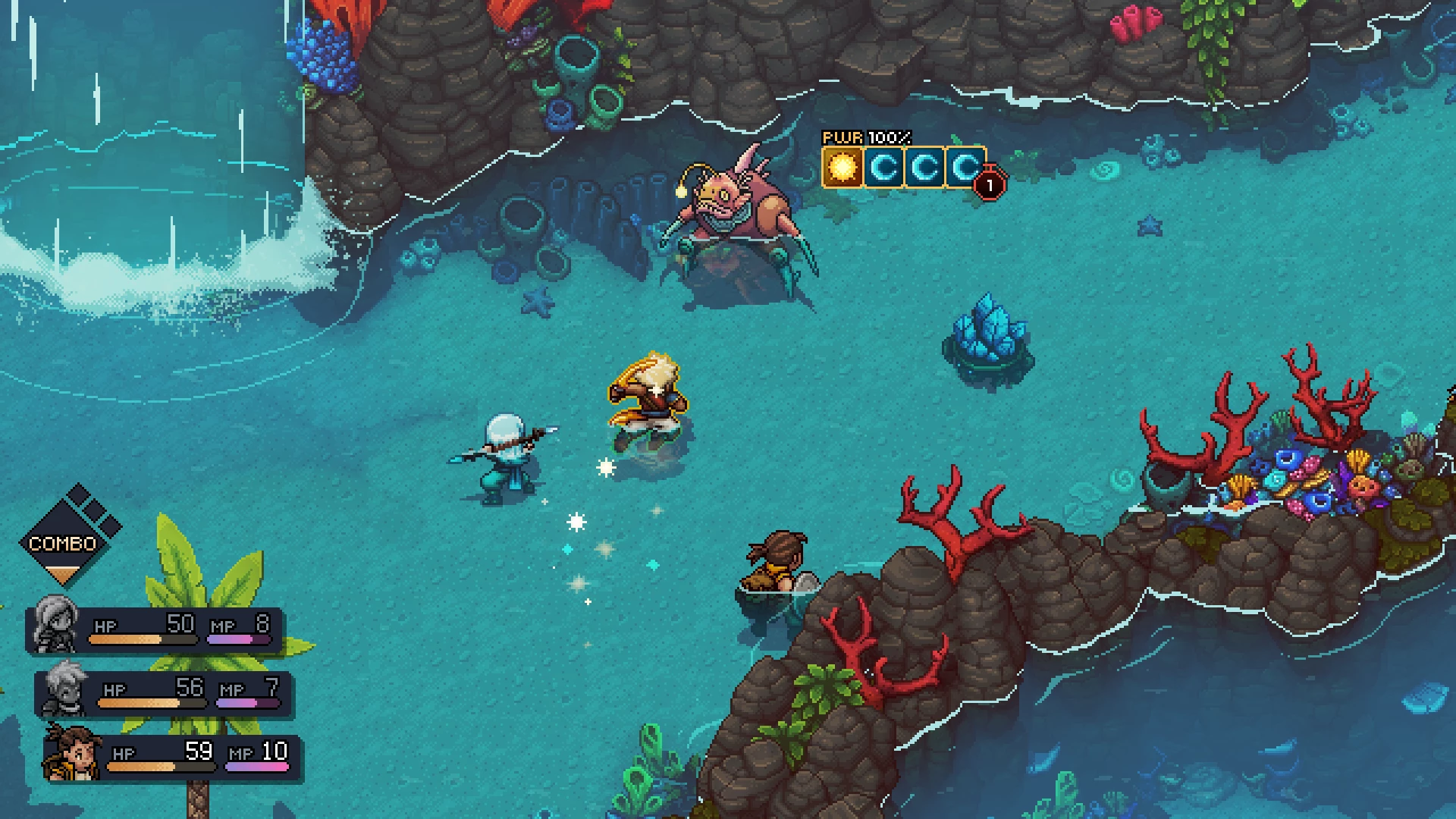 Lojë Nintendo Switch iam8bit Sea of Stars, RPG me luftime me radhë