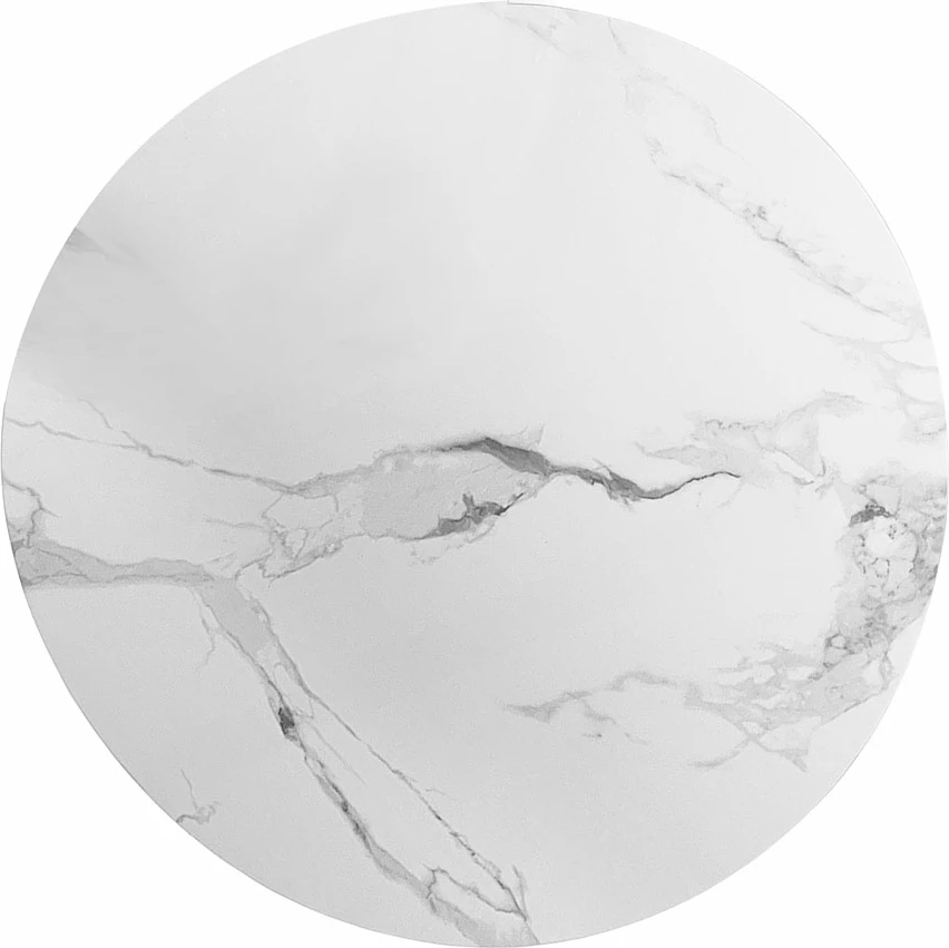 Set tavolina kafeje KAIA, 2 copë, e bardhë/zezë, 70x70x40