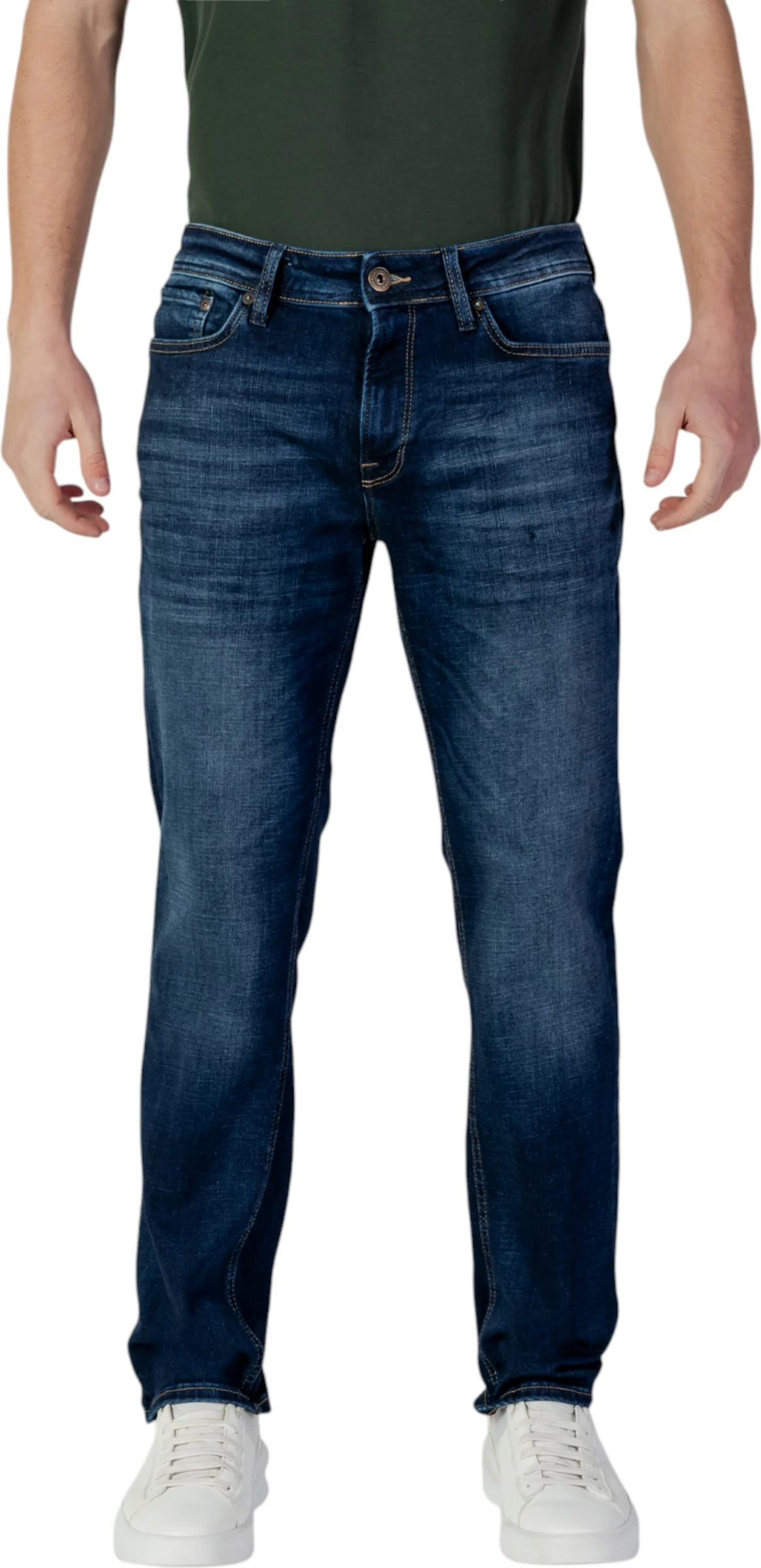 Xhinse për meshkuj Jack & Jones JJICLARK JJORIGINAL JOS 278 NOOS 12177444, denim i errët