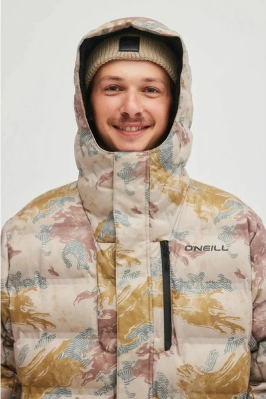 Jakne dimri për meshkuj O'Neill Xtrm Mountain Snowboard Ski 5K, bezhë