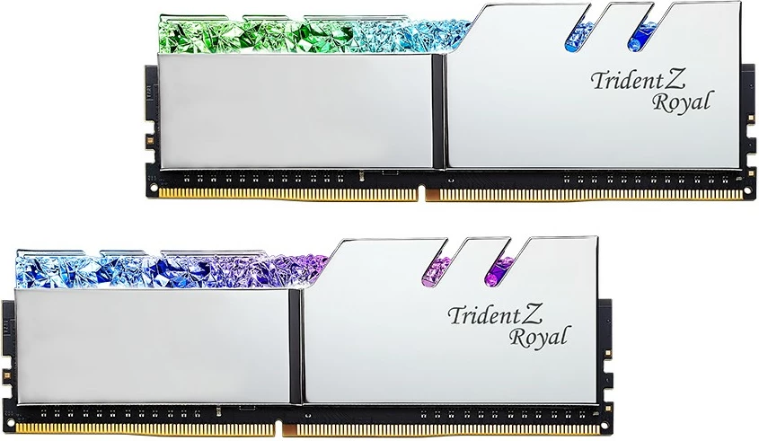 RAM Memorje G.Skill Trident Z Royal 64GB (4x16GB) DDR4-3600, RGB, silver