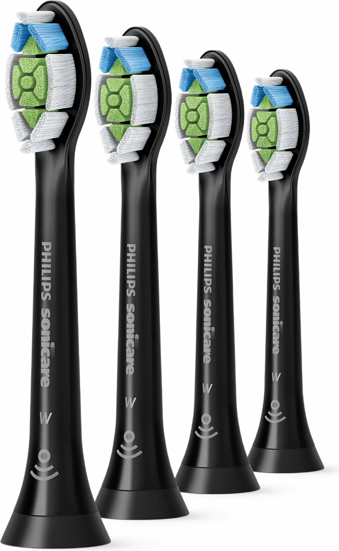 Koka për furçë dhëmbësh sonike Philips Sonicare HX6064/88 Optimal White, 4 copë, e zezë